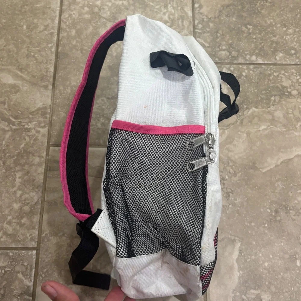 Rawlings Storm Fastpitch Softball Backpack Bag White Pink Kids Girls Athletic